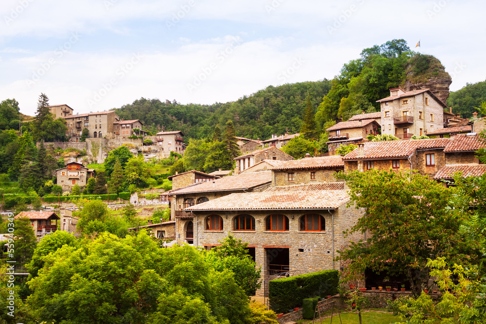  catalan village in Pyrenees. Rupit