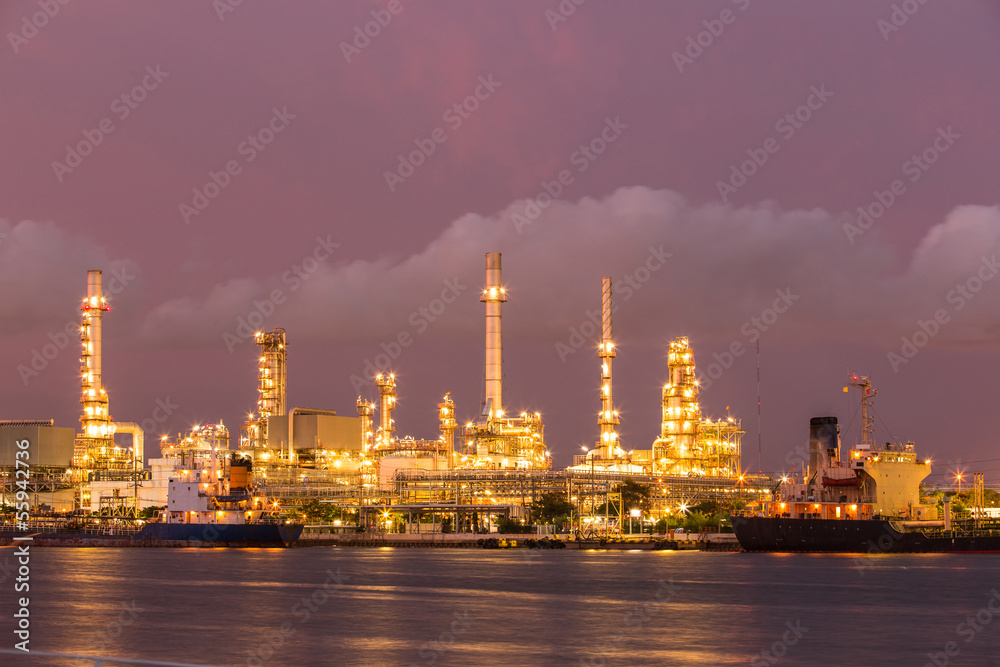 oil factory refinery