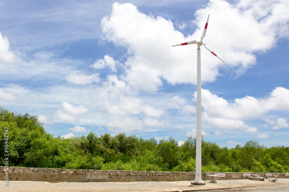 Fototapeta premium Wind energy - turbines
