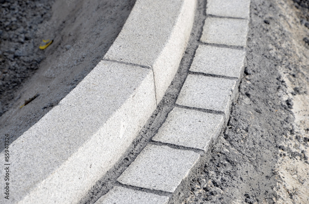 Obraz premium Strassenbau