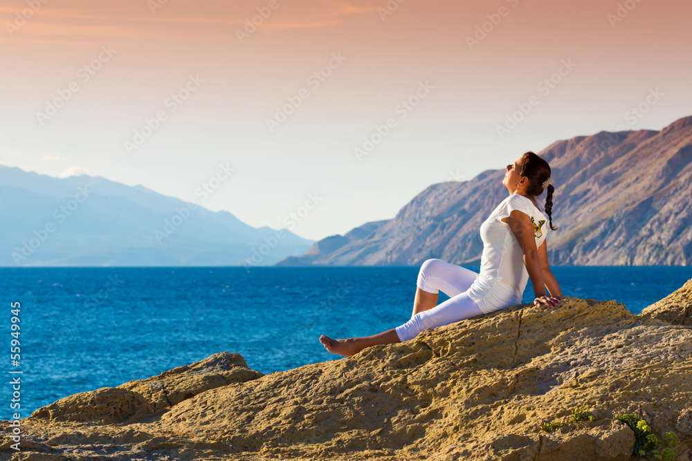 healthy middle aged woman doing fitness stretching outdoors healthy middle aged woman doing fitness stretching outdoors