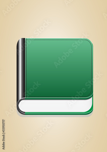 book with green cover vector images
