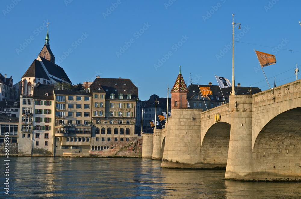 Mittlere Brücke, Basel, Switzerland