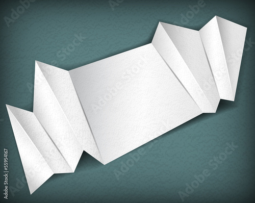 Abstract folded paper background