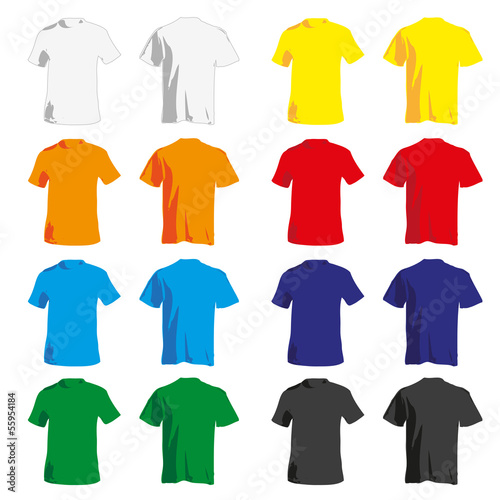 Set of colorful Tshirt for men