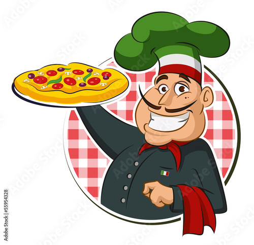 cook pizza