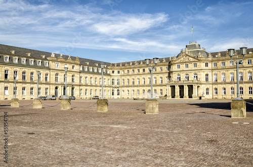 Stuttgart Palace in the city center.