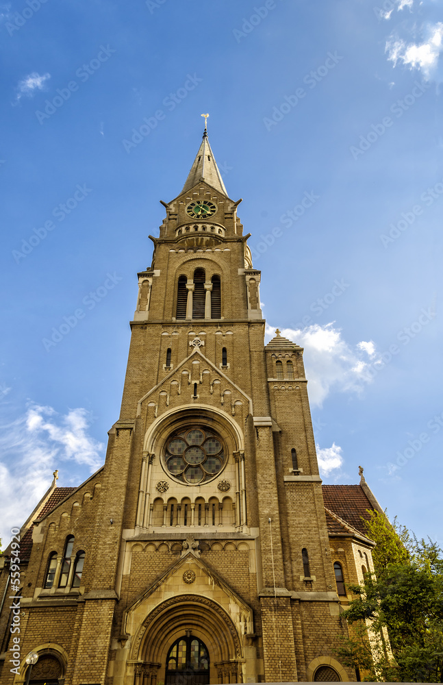 A cathedral in Stuttgart,Germany.