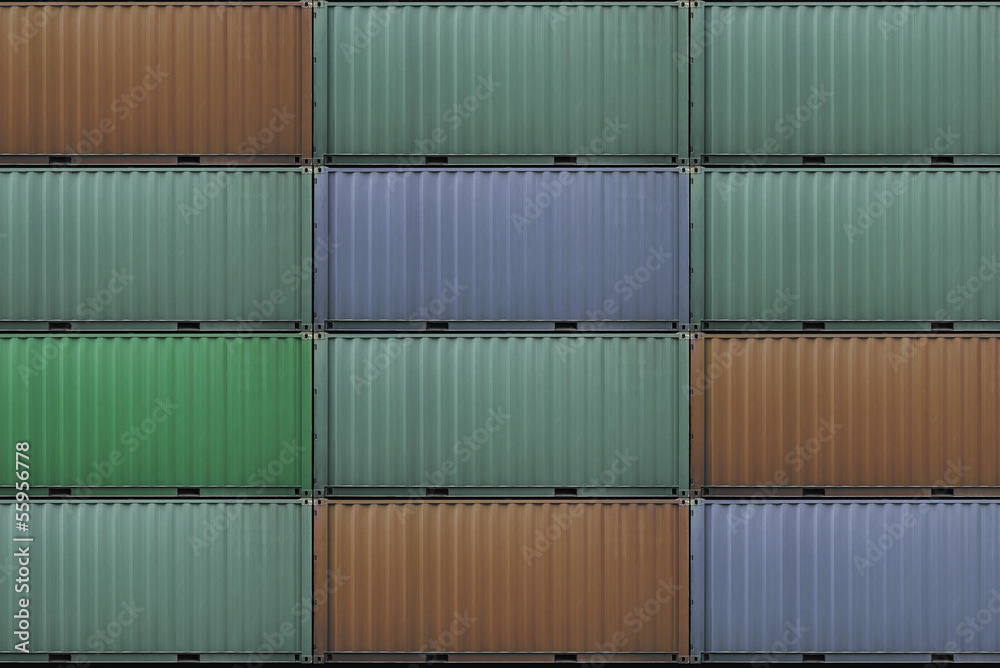Fototapeta premium Container stack