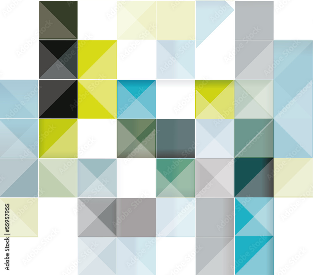 Vector abstract squares background illustration