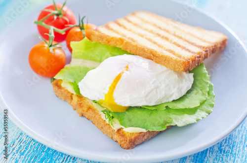 sandwich with egg