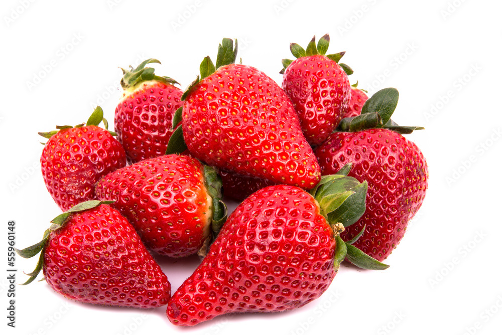 pile of ripe red strawberries pile of ripe red strawberries