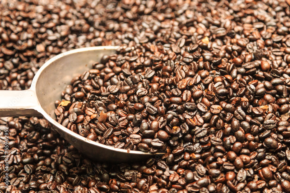 put coffee beans put coffee beans