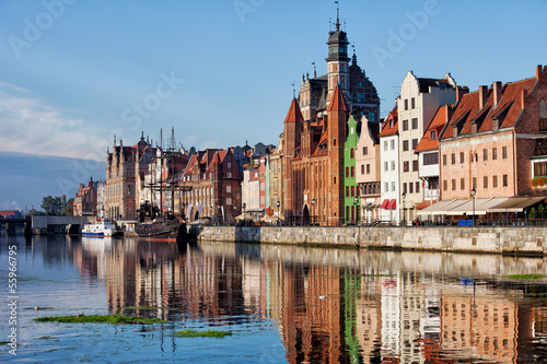 Old Town of Gdansk in Poland #55966795