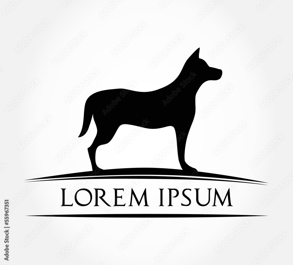 Dog symbol - animal logo