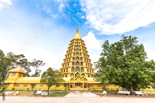 Pagoda in blue sky