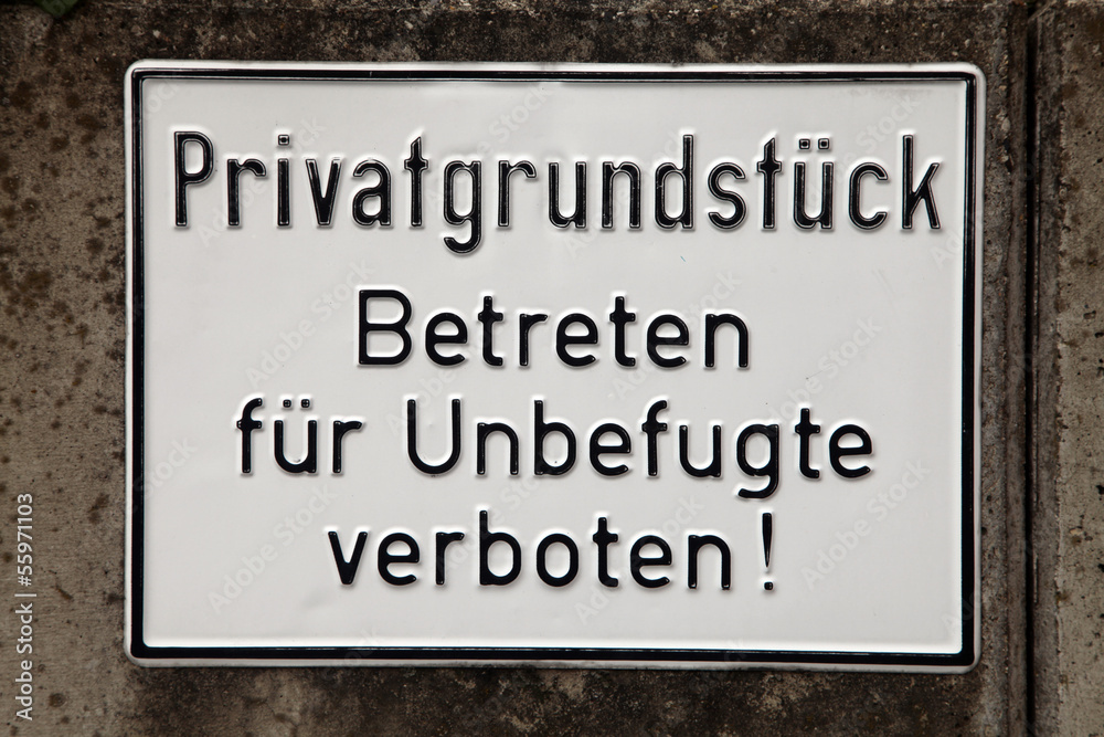 Privatgrundstück