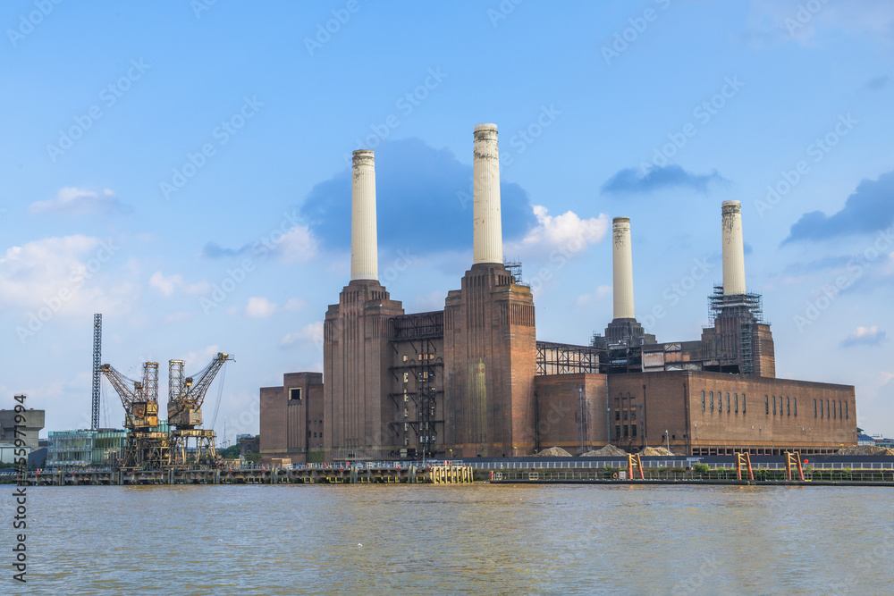 Abandoned Battersea Power Station, London, UK