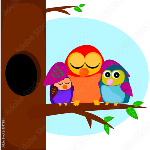 birds on the tree