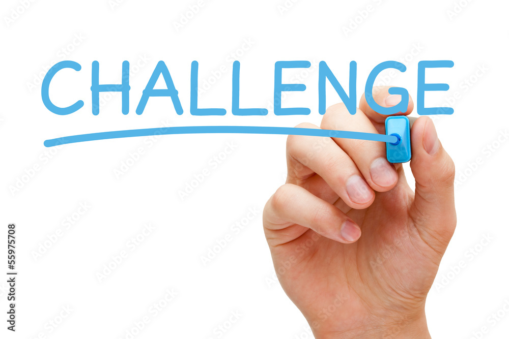 Challenge Blue Marker Challenge Blue Marker
