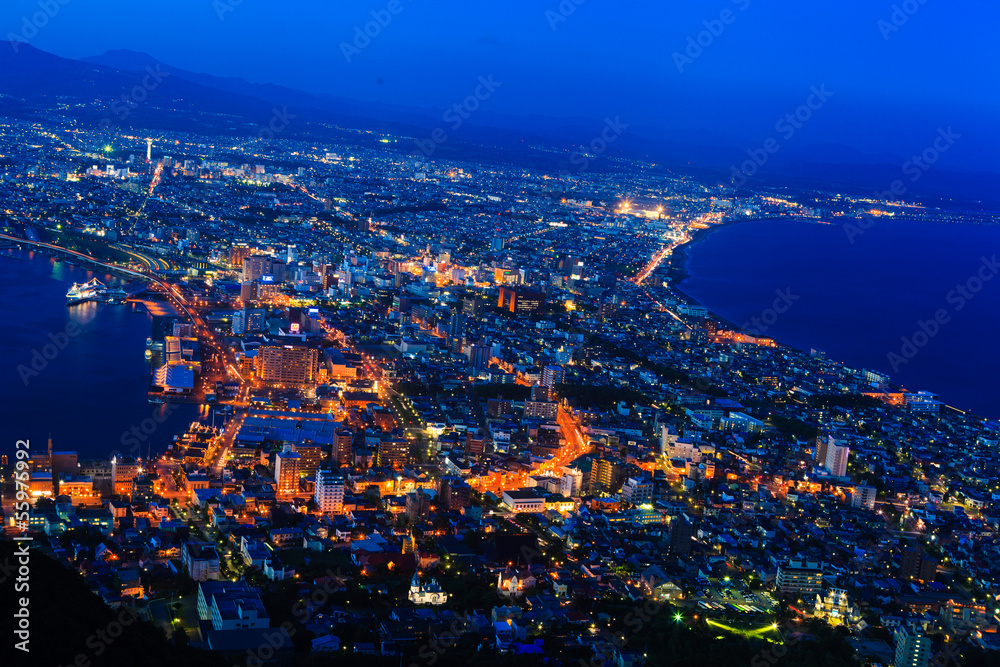 Hakodate Cityscape from Mt.Hakodate