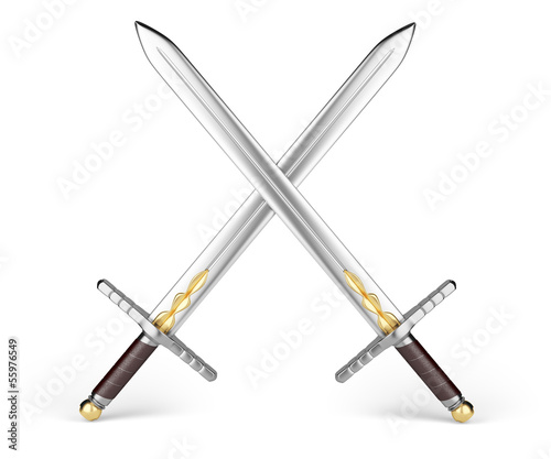 crossed swords
