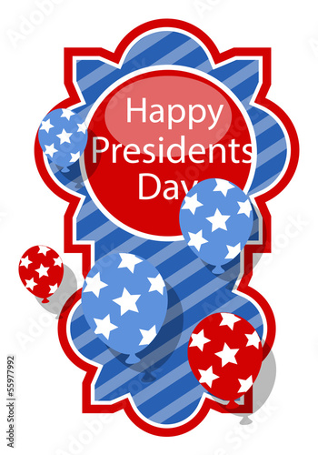 Happy Presidents Day Vector Design Banner