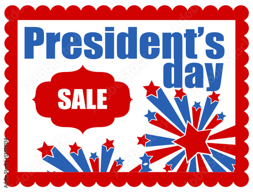 President s Day Vector Banner