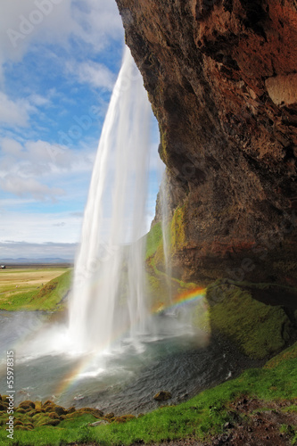 Seljalandsfoss - waterfall in Iceland.