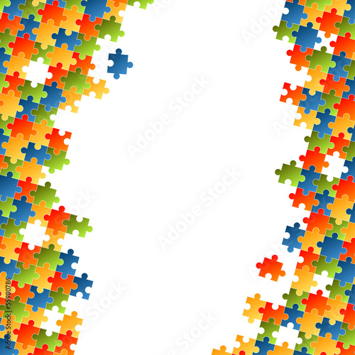 Puzzleteile Hintergrund bunt