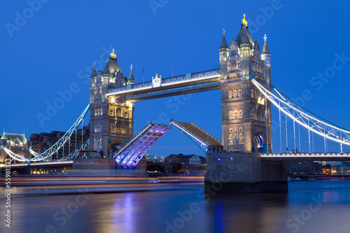Tower Bridge at Dusk in London