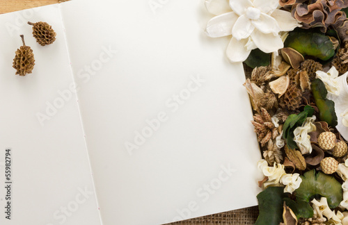 Potpourri-Dry flowers frame