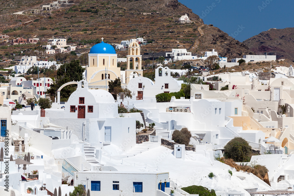 Naklejka premium Oia Santorini Greece Europe
