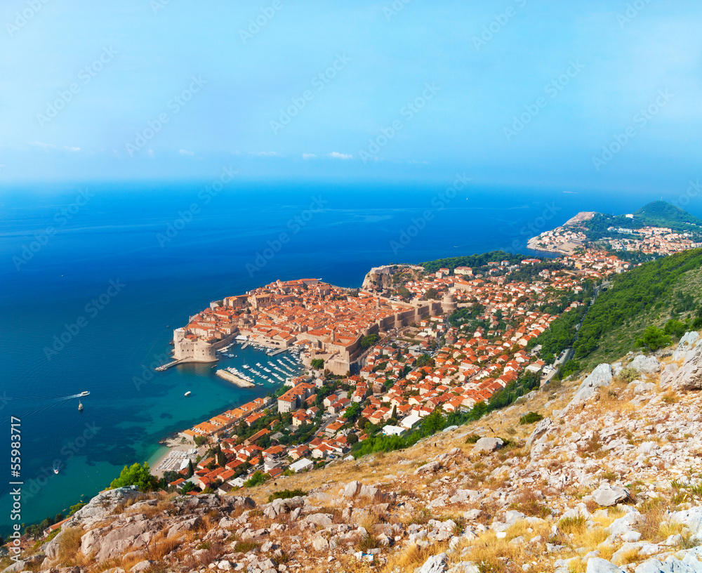 Dubrovnik from the mountain
