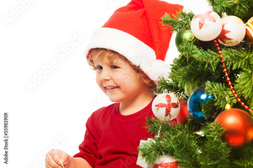 Boy and Christmas