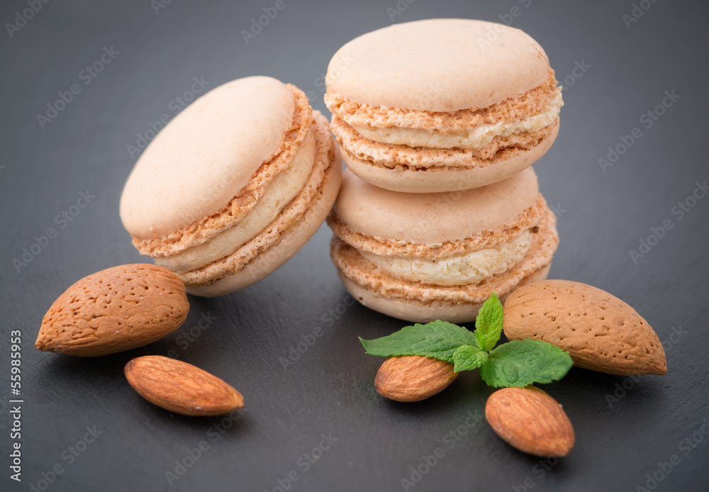 Macaroons with almonds Macaroons with almonds