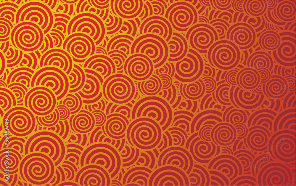 China red vector seamless background