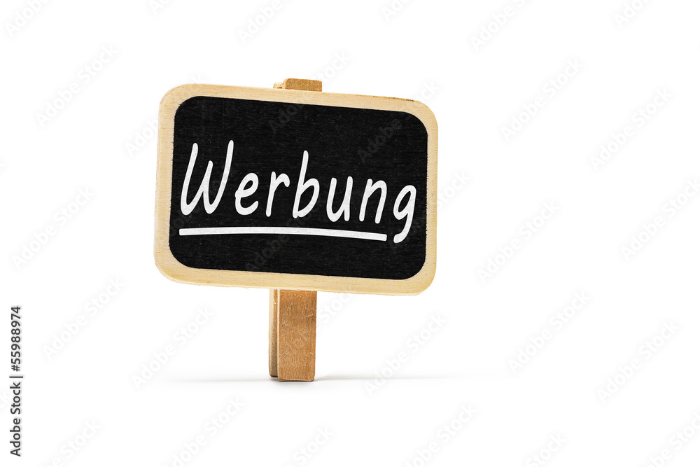 Werbung StockFoto Adobe Stock