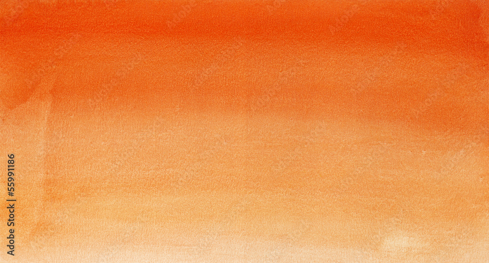 Fototapeta premium Orange watercolor texture