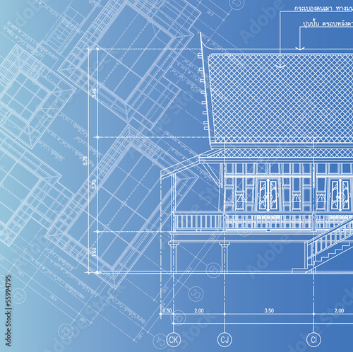 Blue print architect