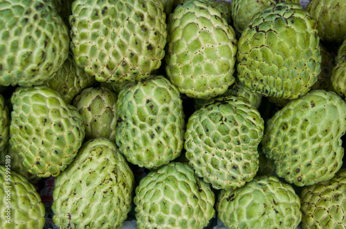 Custard apple background photo