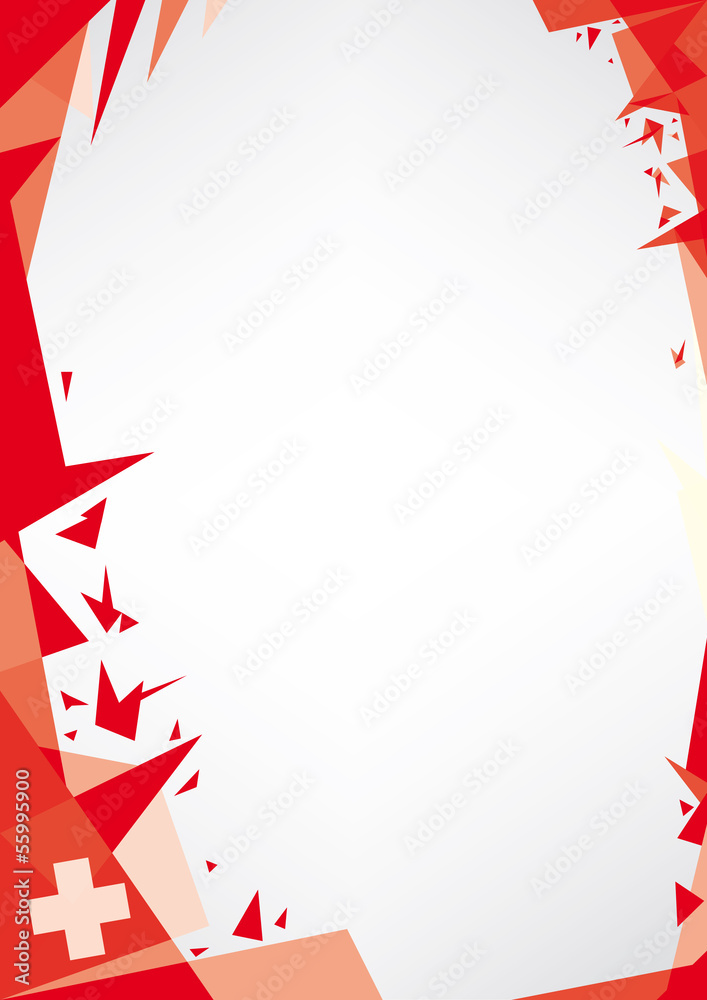 Obraz premium background origami of swiss