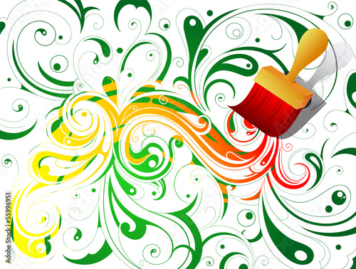 Overpainted ornament