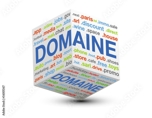 cube 3d domaine