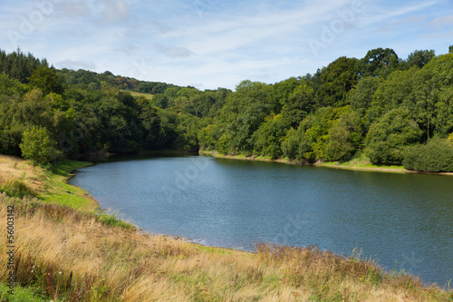 Hawkridge reservoir Quantock Hills Somerset England