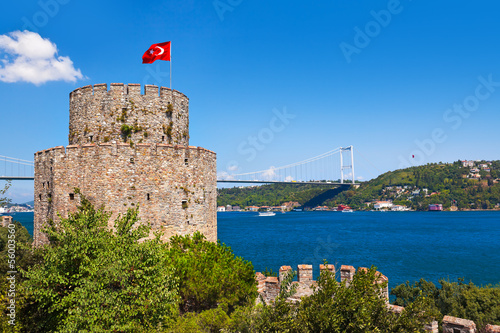 Rumeli Fortress at Istanbul Turkey photo