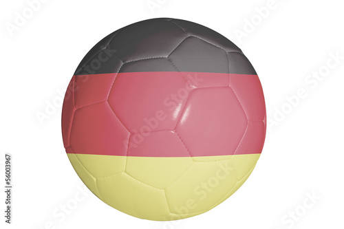 Soccer ball with flag of Germany graphic