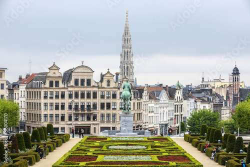 The Mount of the Arts in Brussels, Belgium. photo