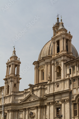 Saint Agnese in Agone in Piazza Navona, Rome, Italy