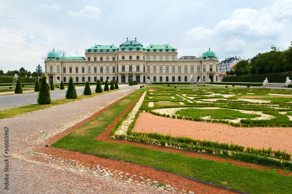 Belvedere in Vienna, Austria